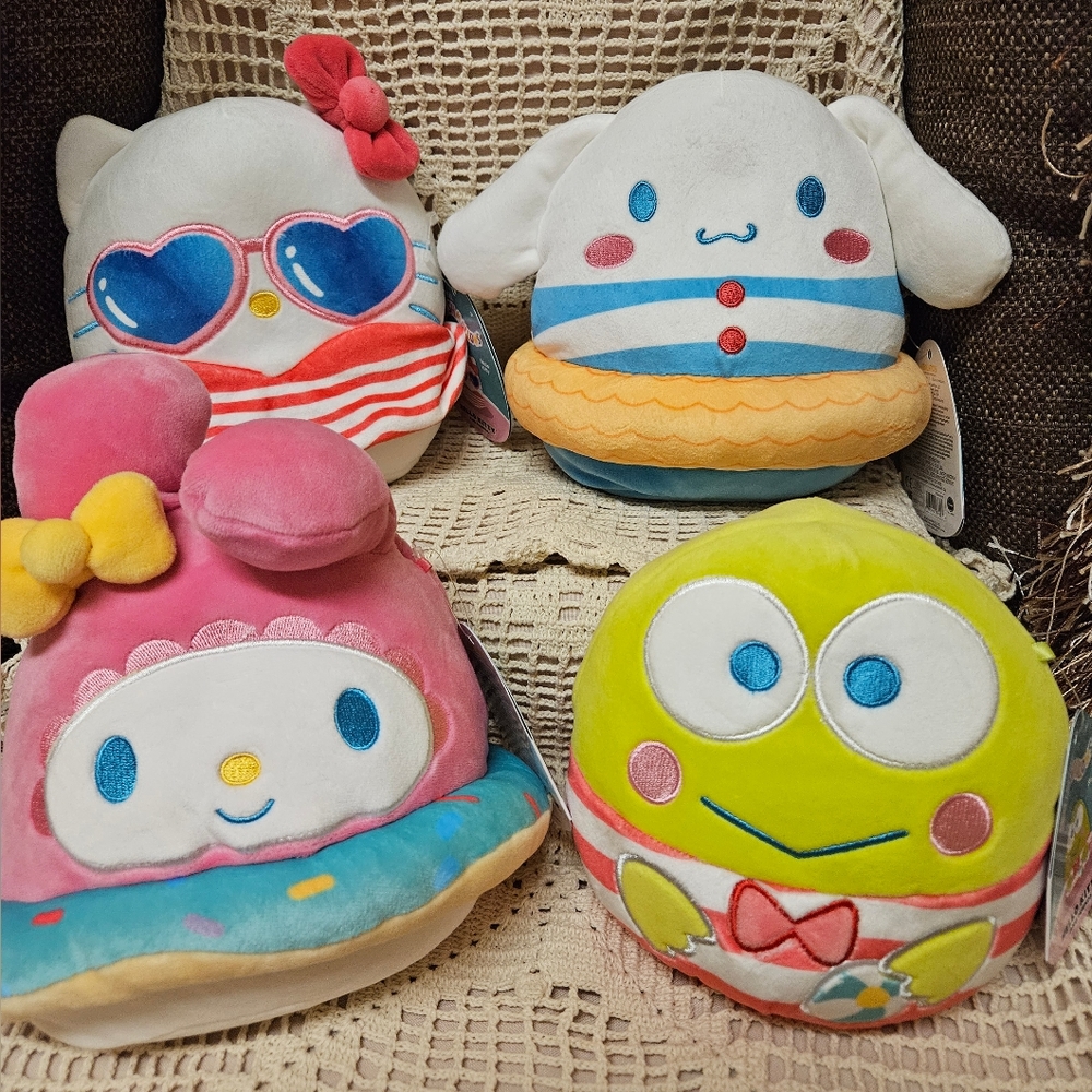 Hello Kitty and Friends Squishmallow Set of 4